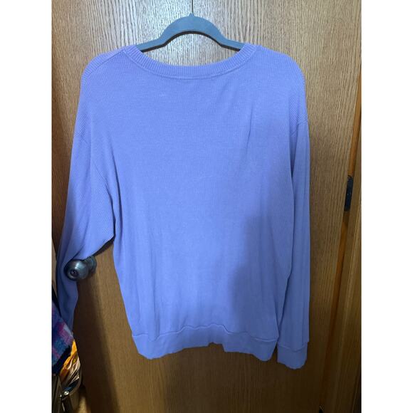 Michelle Mae Velvety Ribbed Shirt Size L - Picture 2 of 3